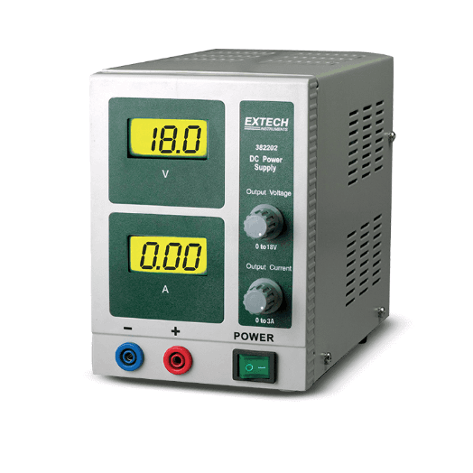 Extech EX-382202 18V/3A Single Output DC Power Supply