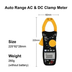 V&A VA311B แคลมป์มิเตอร์ (AC/DC Current Clamp Meter)