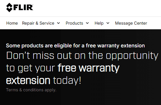 FLIR Thermal Camera Warranty Registration Guide