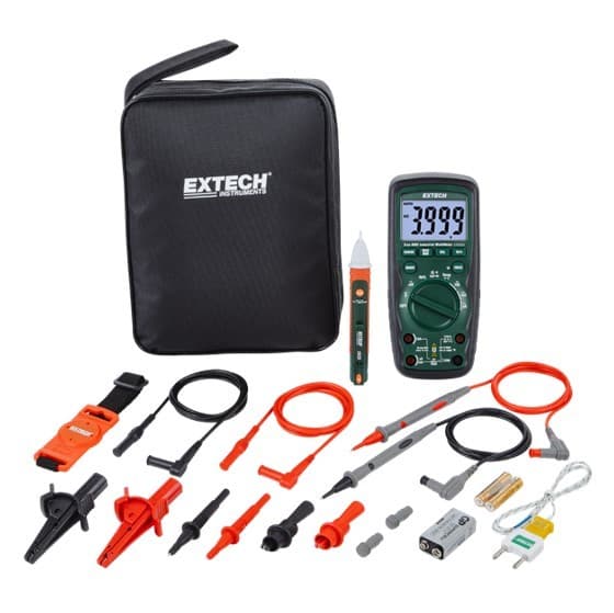 Extech EX505A-K ชุดมัลติมิเตอร์ Heavy Duty Industrial MultiMeter Kit