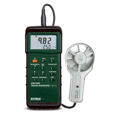 Extech 407113 Heavy เครื่องวัดความเร็วลม Vane Anemometer
