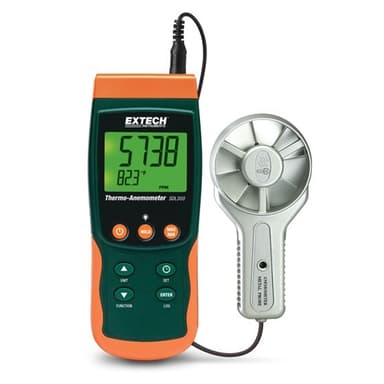 Extech SDL300 เครื่องบันทึกและวัดความเร็วแบบใบพัด Metal Vane Thermo-Anemometer Datalogger