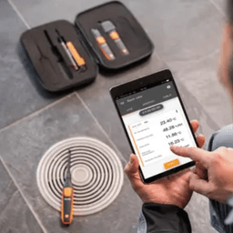 Testo-0563-0003-10 ชุดเครื่องมือวัดสำหรับงานระบบระบายอากาศและระบบปรับอากาศ | Smart Probes VAC kit