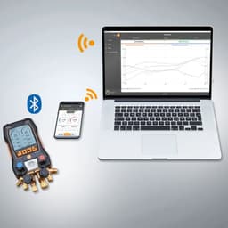 Testo 570s Smart Vacuum Kit with filling hoses