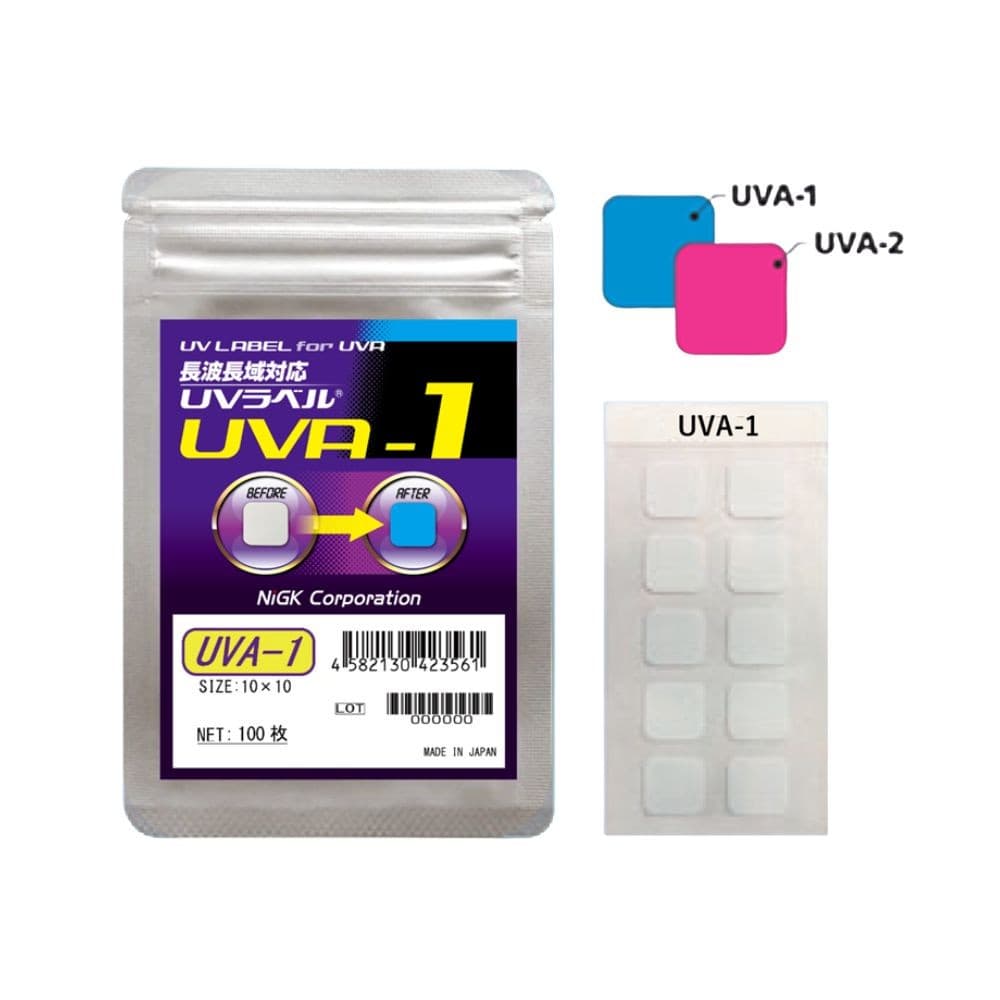 NiGK UVA-2 แถบแสดงความเข้มขนของแสง UV แบบ Indicator | 100pcs