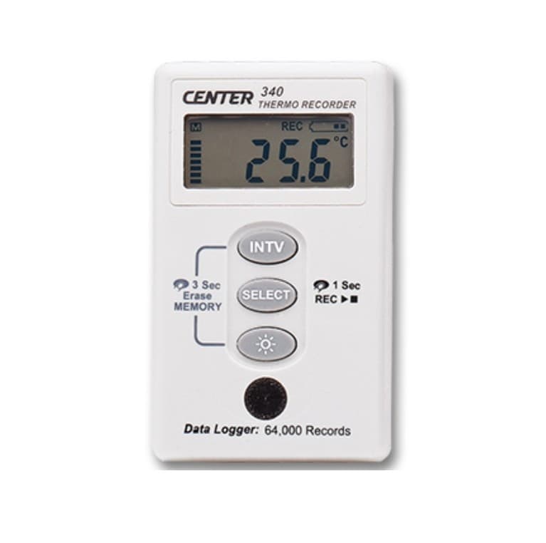 CENTER-340 เครื่องบันทึกข้อมูลอุณหภูมิ (Water Proof)