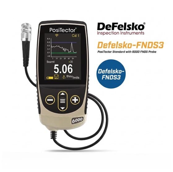 Defelsko-FNDS3 เครื่องวัดค่าความหนาผิวเคลือบ ที่เคลือบบนโลหะในกลุ่ม FERROUS และ NON-FERROUS-photo0
