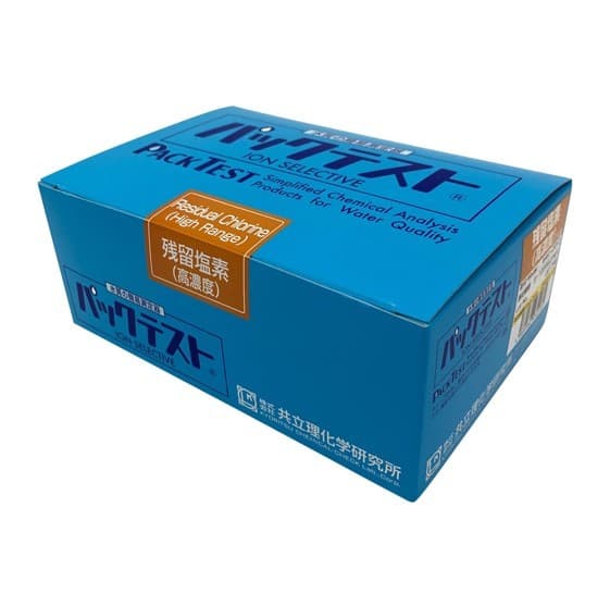 Kyoritsu Packtest WAK-ClO-C ชุดทดสอบคุณภาพน้ำ Residual Chlorine (High Range)