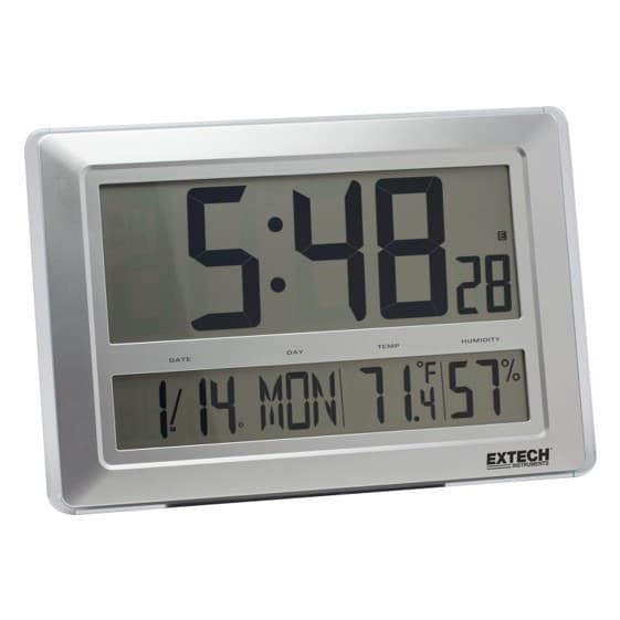 Extech CTH10A เครื่องวัดอุณหภูมิ-ความชื้นติดผนัง แบบโชว์นาฬิกาและปฏิทิน