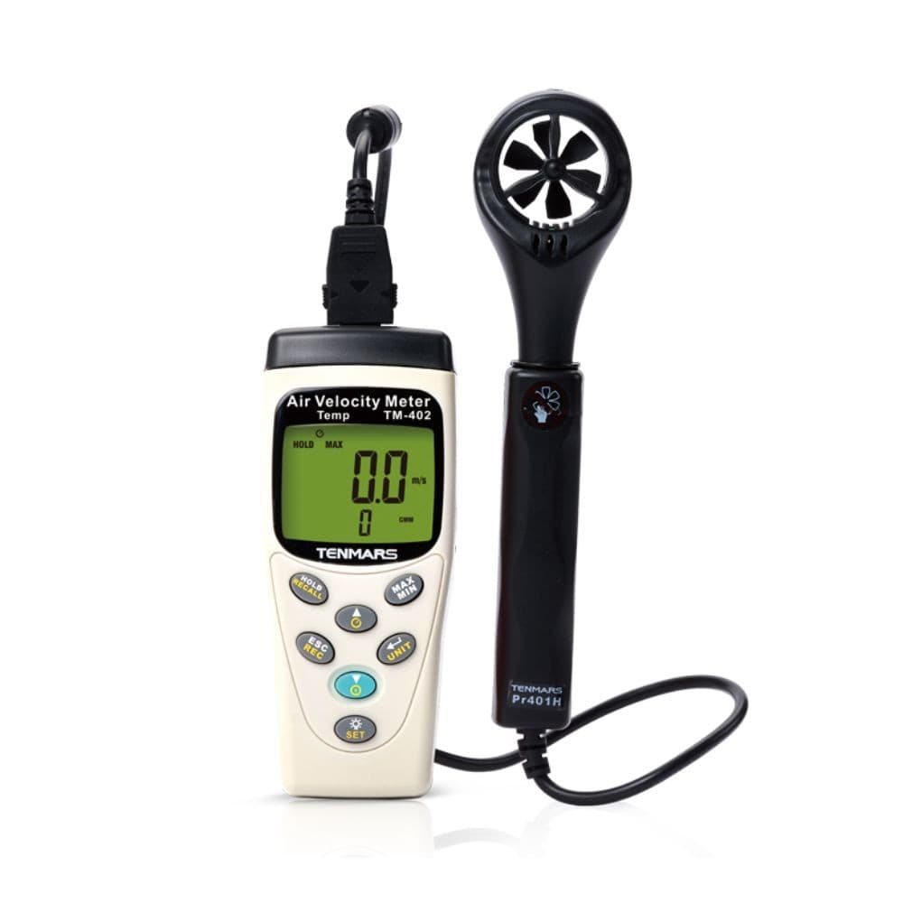 Tenmars TM-402 เครื่องวัดความเร็วลมและอุณหภูมิ