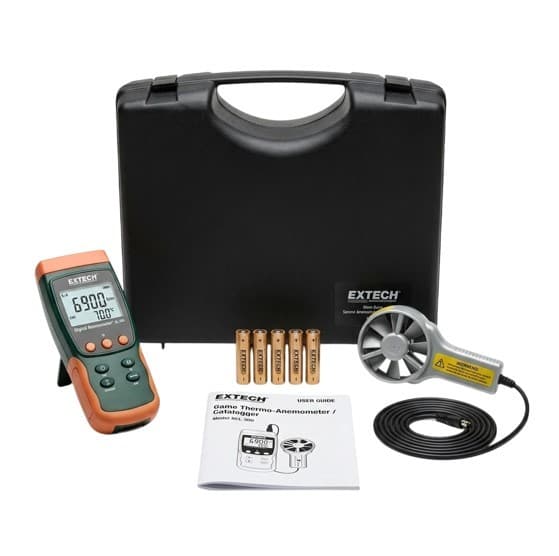 Extech SDL300 เครื่องบันทึกและวัดความเร็วแบบใบพัด Metal Vane Thermo-Anemometer Datalogger