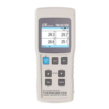 Lutron TM-957SD เครื่องวัดอุณหภูมิ | Digital Thermometer (4 Channels)