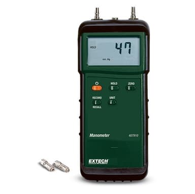 Extech 407910 Heavy Duty Differential Pressure Manometer (29psi)