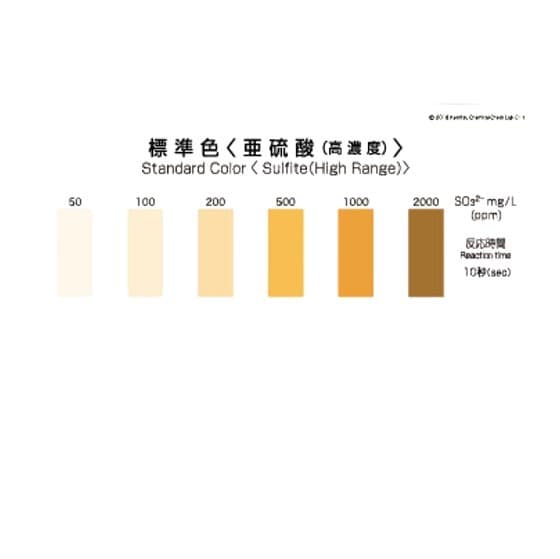 Kyoritsu Packtest WAK-SO3-C ชุดทดสอบคุณภาพน้ำ Sulfite (High Range)