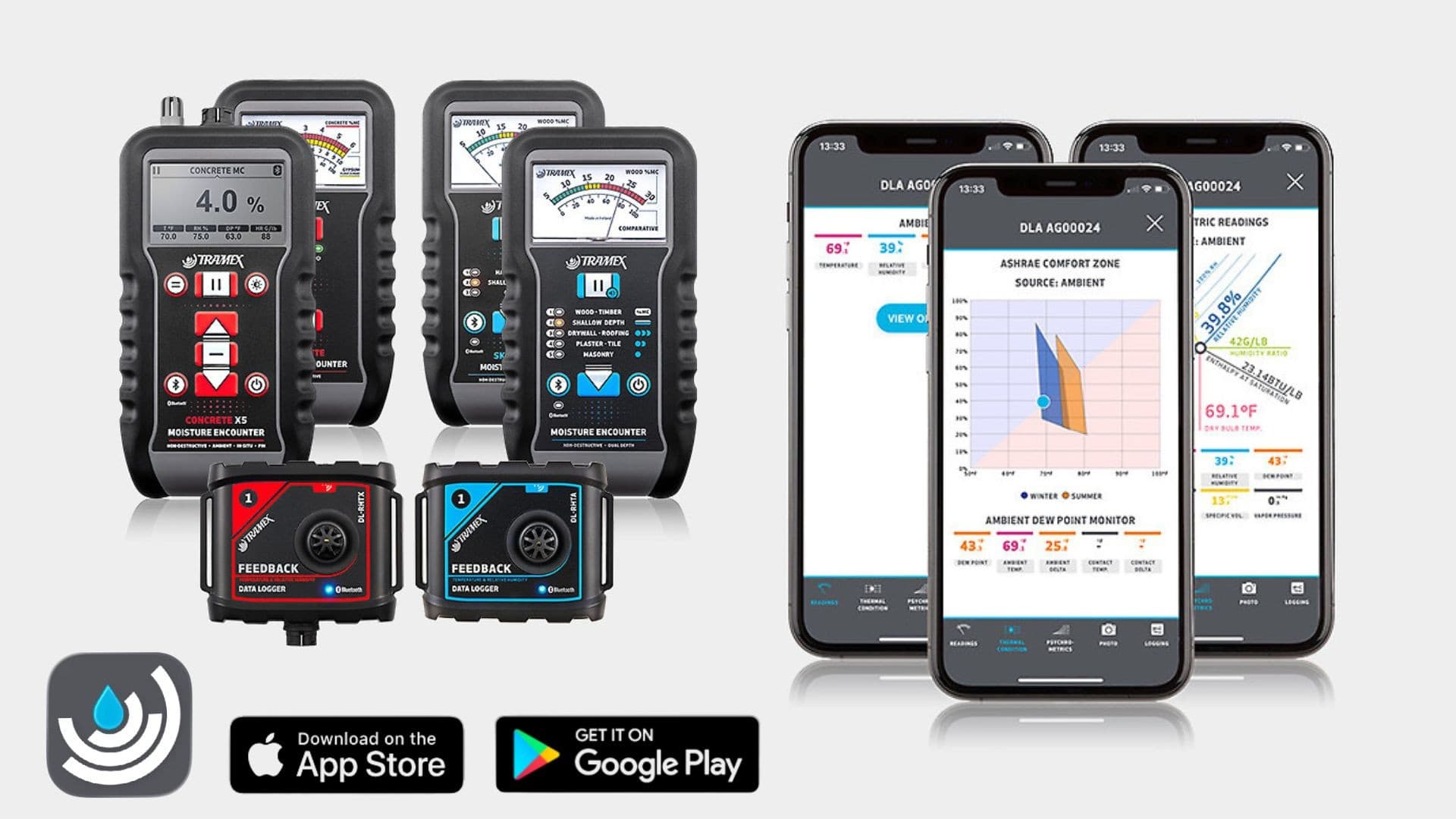 Tramex Meters App แอปจัดการข้อมูลการวัดความชื้นแบบครบวงจร