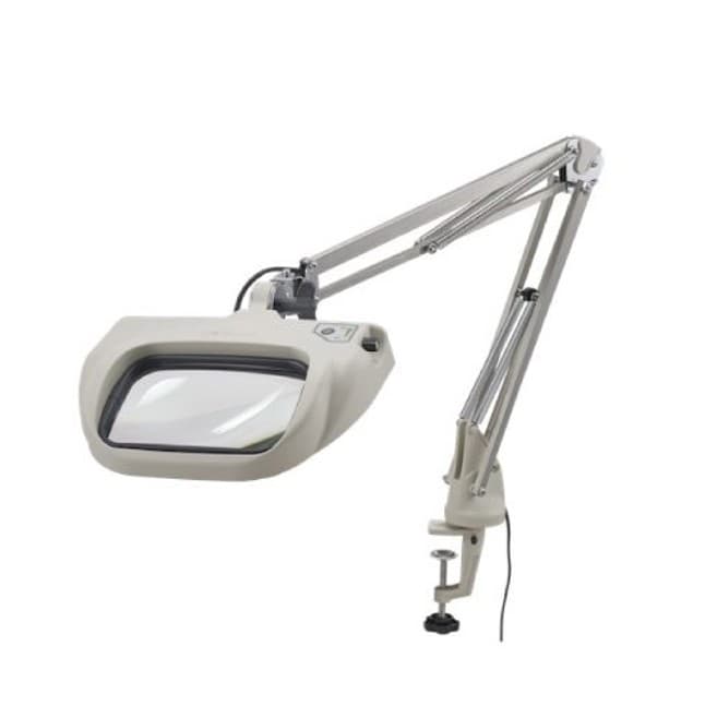 Otsuka O-LIGHT-5-F-4XAR โคมไฟแว่นขยายแบบมีแขนจับหนีบโต๊ะ│Big Recta-Lens Series-photo0