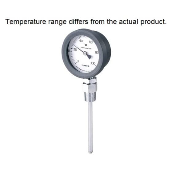 SK Sato SK-2098-00 Bimetal Thermometer 0 to 50°C 50 mm Stem