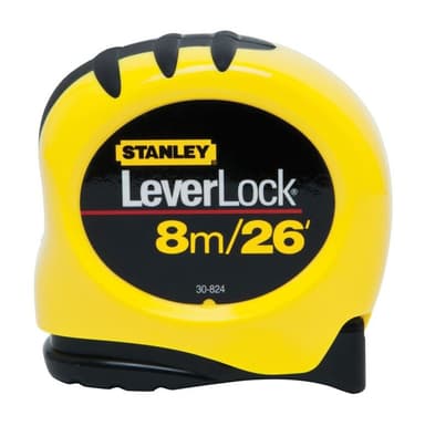 STANLEY 5-30-824-THA ตลับเมตร Leverlock 8 เมตร (26 ฟุต.) X 25 มม.
