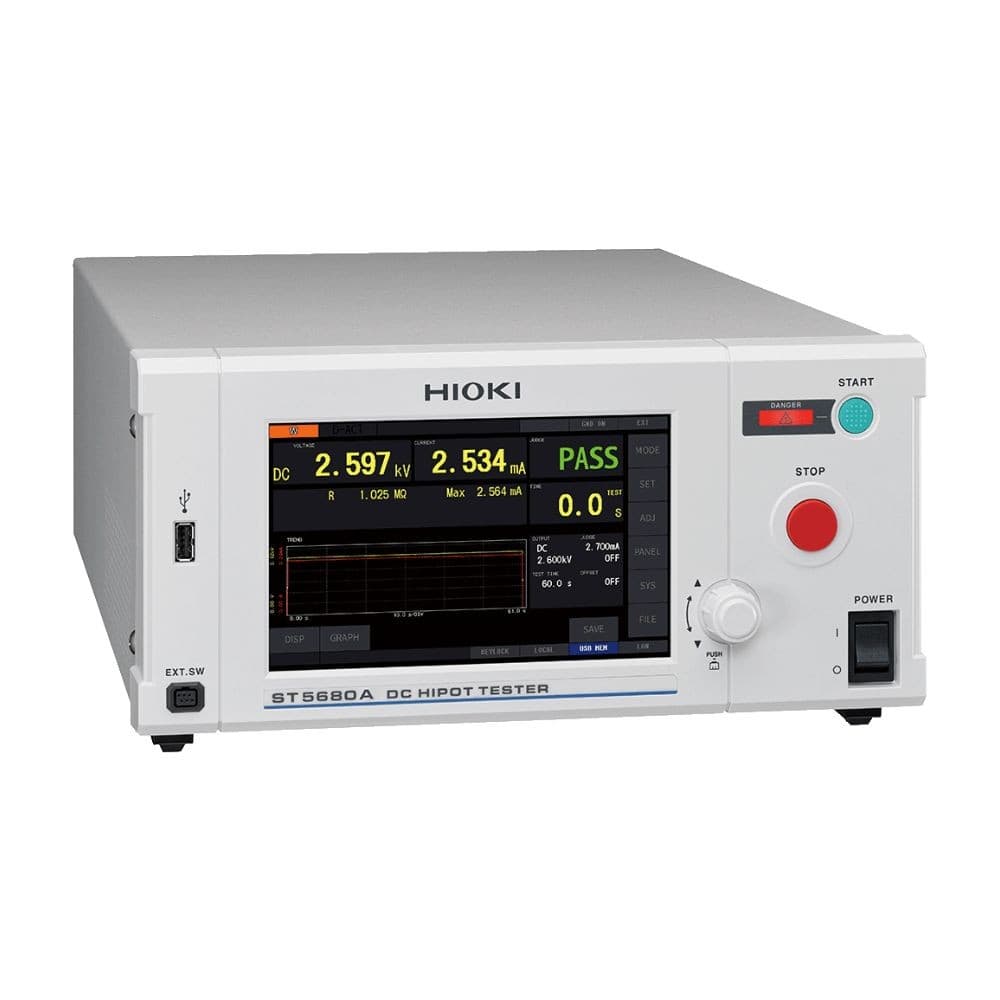 HIOKI ST5680A เครื่องทดสอบคุณภาพแบตเตอรี่ DC Hipot Tester