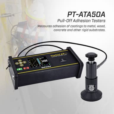 DeFelsko PT-ATA50A เครื่องทดสอบแรงยึดเกาะพื้นผิวแบบอัตโนมัติ