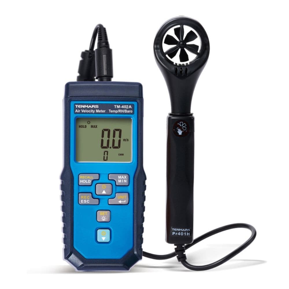 Tenmars TM-402A เครื่องวัดความเร็วลมแบบใบพัด (Air Velocity Meter)