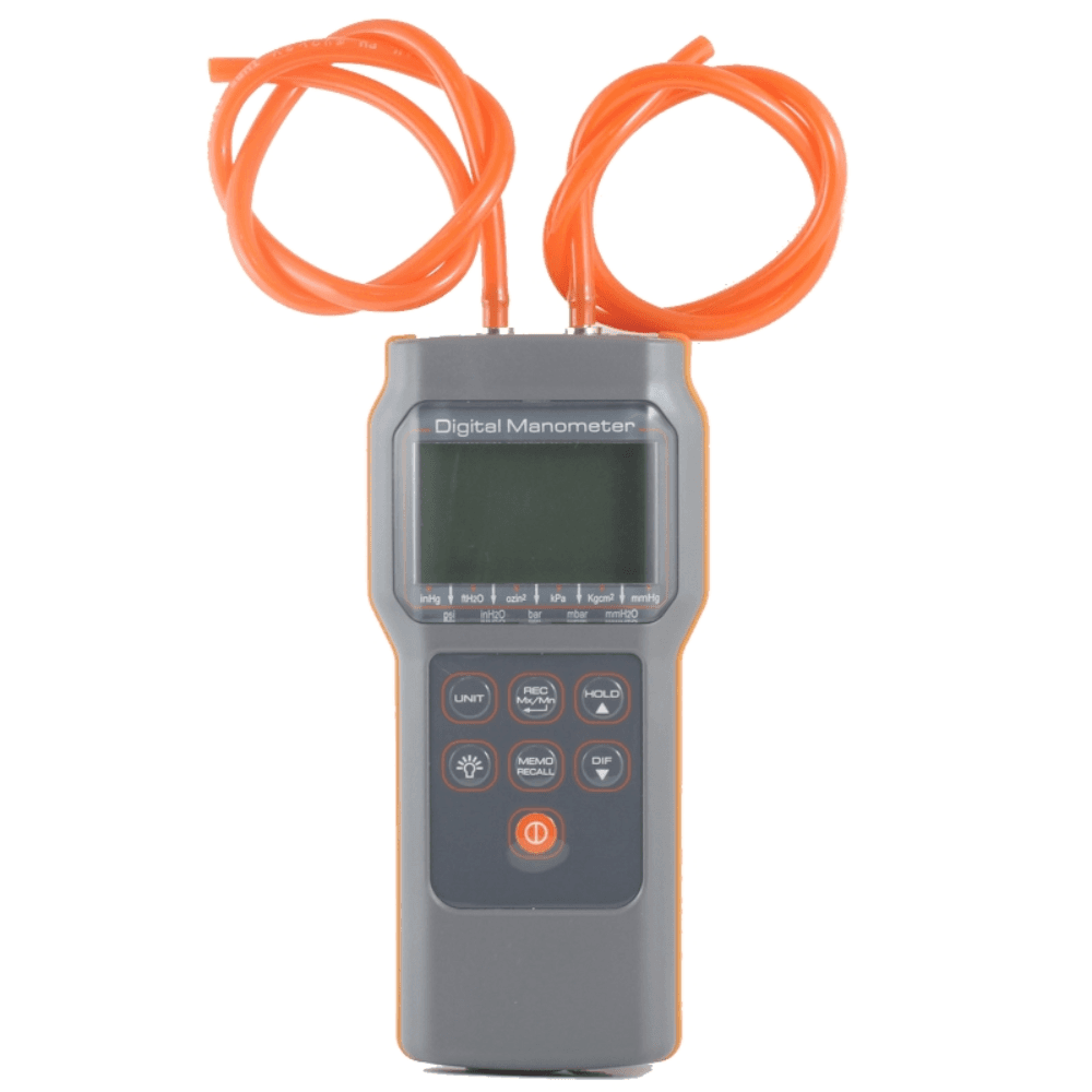 AZ-82152 เครื่องวัดแรงดันและแรงดันต่างแบบดิจิตอล (15 psi)