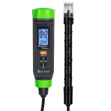 AZ-84131 เครื่องวัดออกซิเจนละลายในน้ำแบบปากกา พร้อมโพรบลอยน้ำ Dissolved Oxygen Pen with Floating Probe