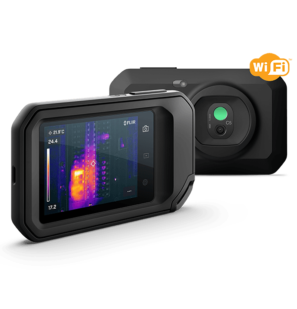 FLIR C5 กล้องถ่ายภาพความร้อนแบบพกพา 160 X 120 Pixels | 400°C