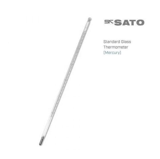 SK Sato SK-0022-01 ปรอทวัดอุณหภูมิ Standard Thermometer Long Dual-tube Type