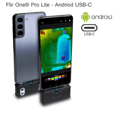 FLIR-One-Pro-Lite-AND กล้องถ่ายภาพความร้อนสำหรับ Android | Max.120°C