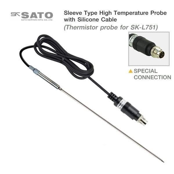 SK Sato SK-L751-23 โพรบวัดอุณหภูมิแบบปลายแหลม Sleeve Type for SK-L751