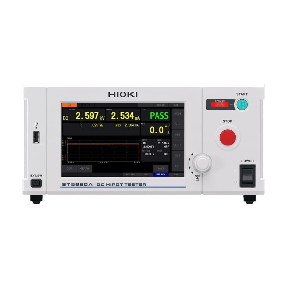HIOKI ST5680A เครื่องทดสอบคุณภาพแบตเตอรี่ DC Hipot Tester