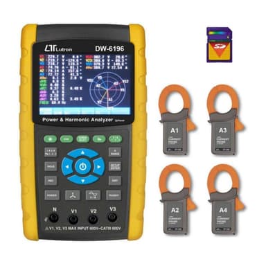 Lutron DW-6196 เครื่องวิเคราะห์พลังงานไฟฟ้า (3-Phase Power Analyzer)
