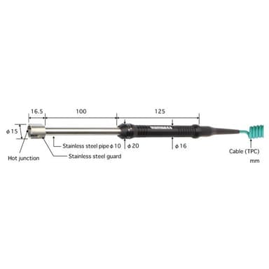 Anritsu S-121E-01-1-TC1-ASP โพรบวัดอุณหภูมิ High Superior for stationary surface probes