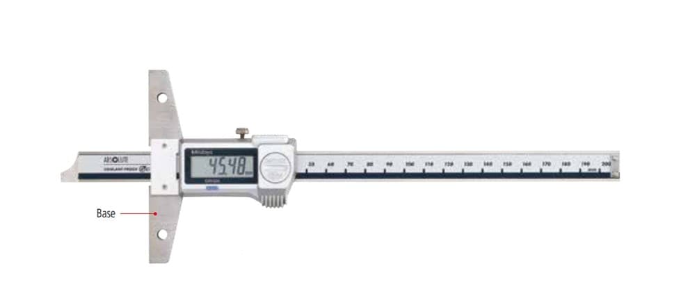 Mitutoyo M-571-252-20 ABSOLUTE Digimatic Depth Gage เกจวัดความลึก (0 - 200mm)