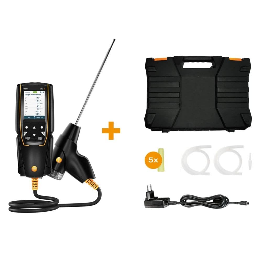testo 310 II - ชุดตรวจวัดก๊าซ Flue gas analyzer