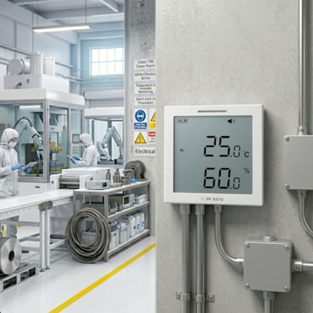 SK Sato SK-5600TRH เครื่องวัดอุณหภูมิความชื้นแบบดิจิทัล (Digital Alarm Thermohygrometer)