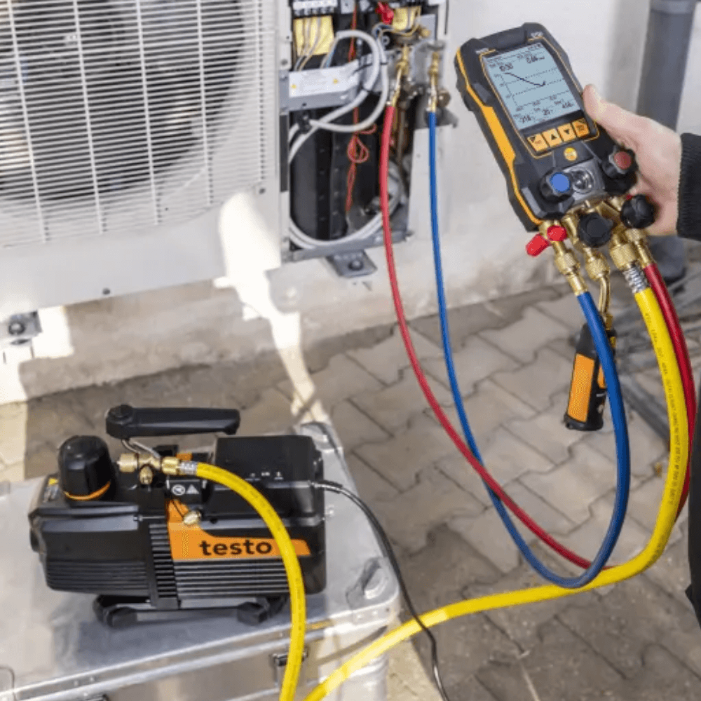 Testo-565i-10 Smart vacuum pump for automated evacuations with integrated hold test, 10 CFM (283 l/min)