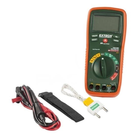 Extech EX470A มัลติมิเตอร์ 12 Function True RMS Professional MultiMeter - InfraRed Thermometer-photo1