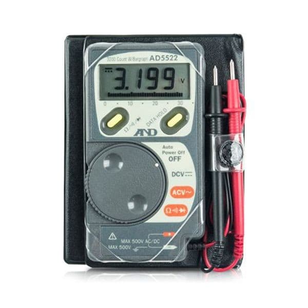 AND AD-5522 ดิจิตอลมัลติมิเตอร์ | Pocket-Size Digital Multimeter