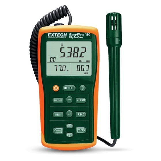 Extech EA80 เครื่องวัดและบันทึกคุณภาพอากาศ EasyView™ Indoor Air Quality Meter Data Logger