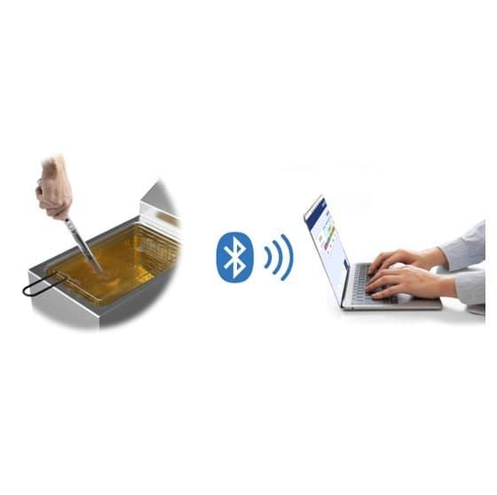 Atago DOM-24-Bluetooth เครื่องตรวจสอบคุณภาพน้ำมันทอดอาหาร Frying Oil Monitor-photo2