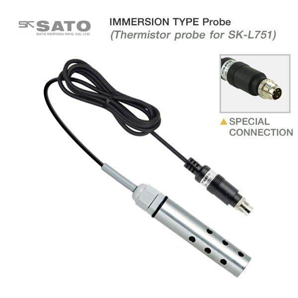 SK Sato SK-L751-31 โพรบวัดอุณหภูมิแบบจุ่ม Immersion Type for SK-L751
