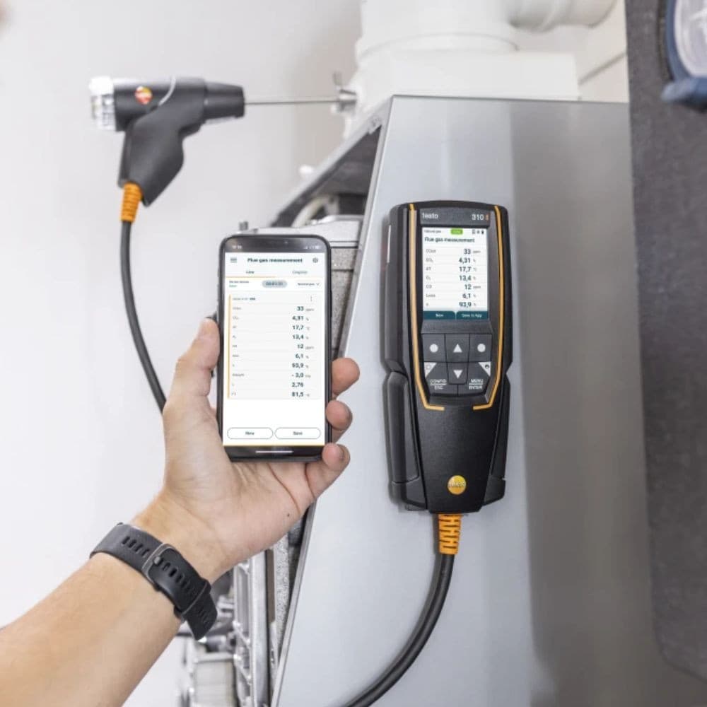 testo 310 II - ชุดตรวจวัดก๊าซ Flue gas analyzer