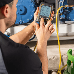 Testo 560i KIT ชุดเครื่องชั่งน้ำยาทำความเย็นแบบดิจิทัล พร้อมวาล์วอัจฉริยะ | Digital refrigerant scale with Bluetooth, and automatic charging valve