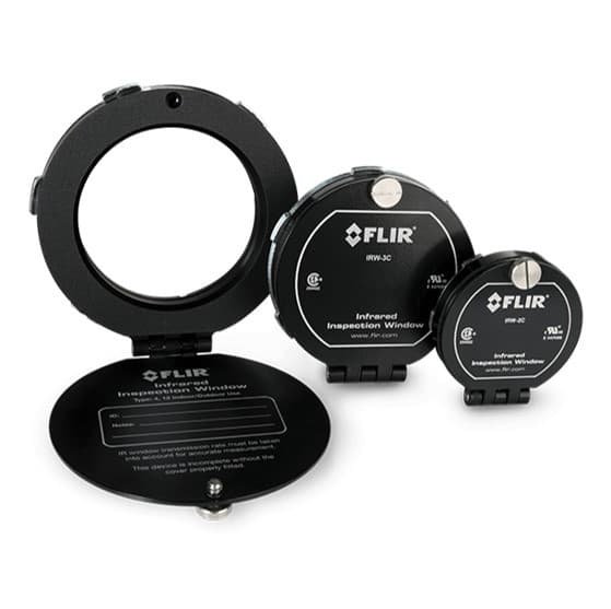 FLIR IRW-4C Infrared Camera Window with PIRma-Lock