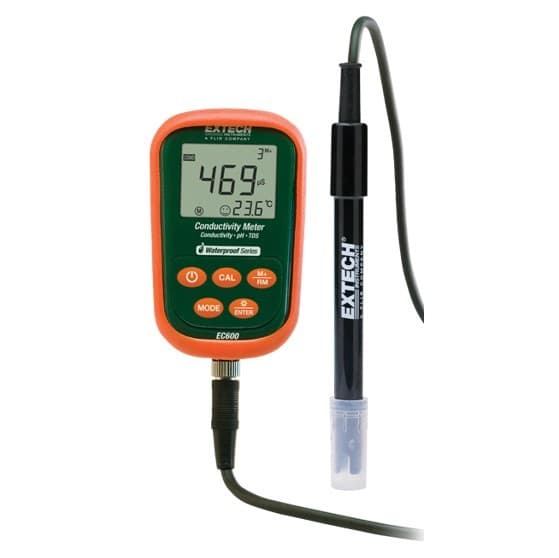 Extech EC600 เครื่องวัดคุณภาพน้ำ pH/mV/Conductivity/TDS/Salinity/Temp Meter