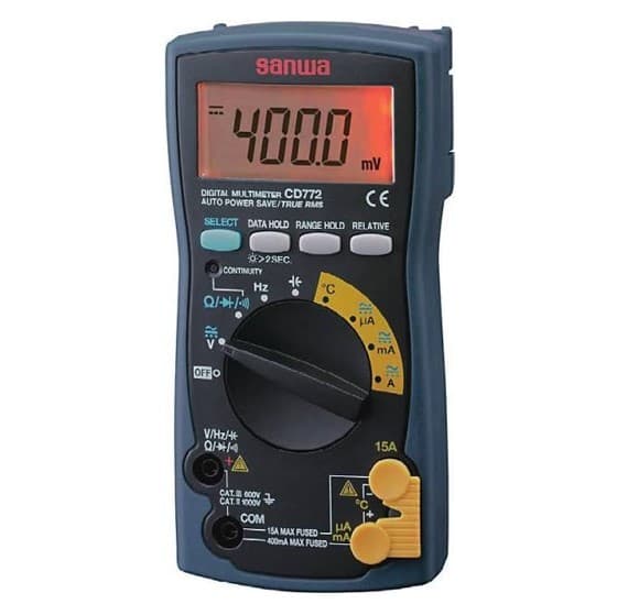 Sanwa CD772 ดิจิตอลมัลติมิเตอร์แบบพกพา DIGITAL MULTIMETER