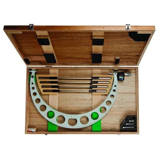 Mitutoyo M-340-522 ไมโครมิเตอร์แบบเปลี่ยนแกนวัดได้ Outside Micrometer-photo1