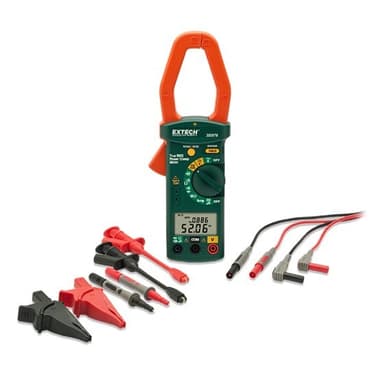 Extech 380976-K แคลมป์มิเตอร์ Single Phase/Three Phase 1000A AC Power Clamp Meter Kit